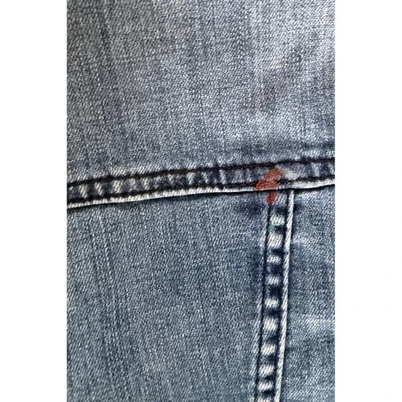 William Rast Womens Light Wash Denim Trucker Jacket Small Blue Justin Timberlake - Picture 6 of 6